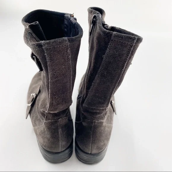 Paul Green Adison Dark Grey Suede Boots US Sz 9.5 - Picture 4 of 10